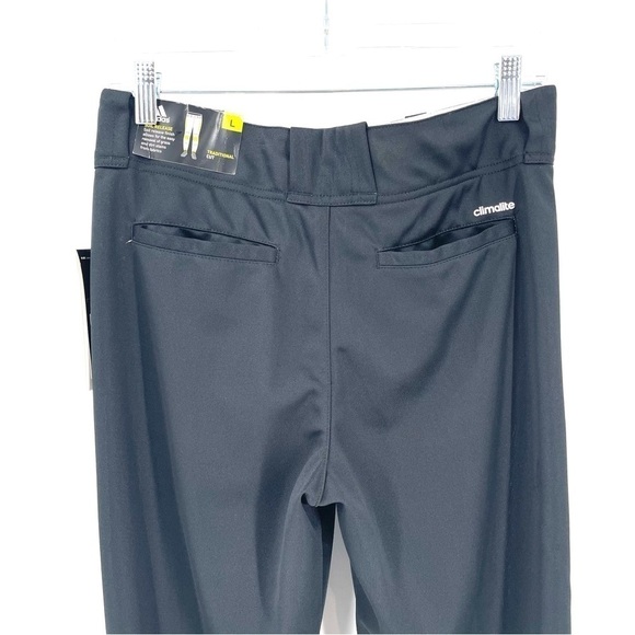Adidas NEW Climalite Traditional Cut Soil Release Black Pants Boys Youth - Picture 5 of 6